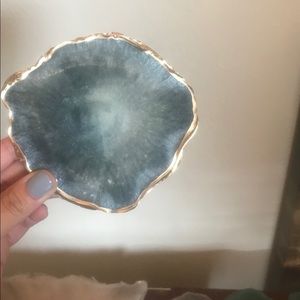 Handmade Agate Resin Blue Coaster